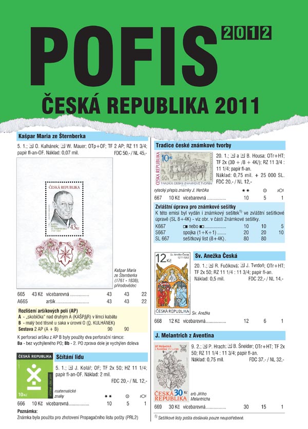 Příloha - Dodatek POFIS ČR 2011