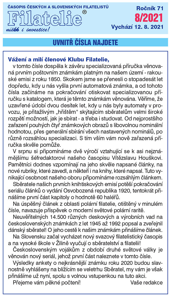Obsah časopisu